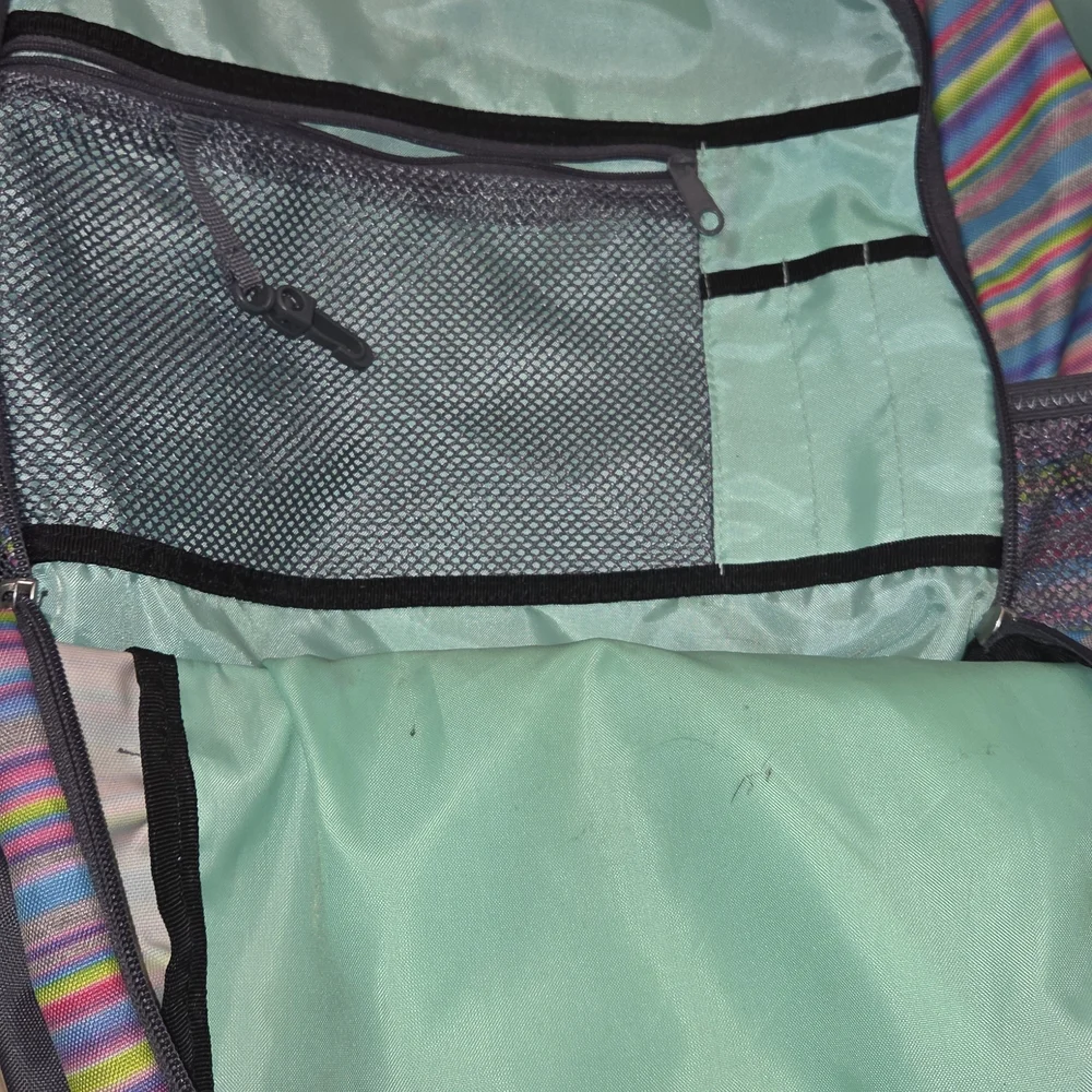 Adidas Multicolor Striped Backpack - Picture 6 of 8